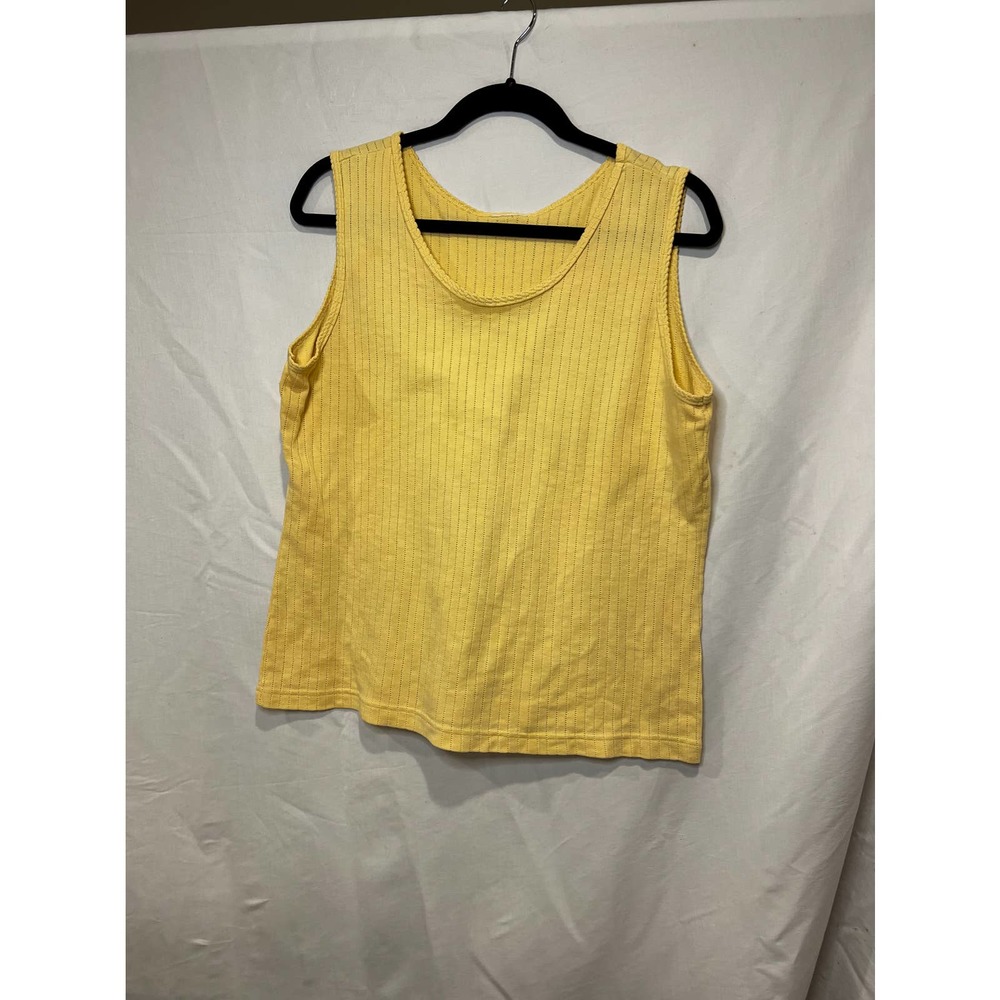 Vintage Yellow Knit Tank
